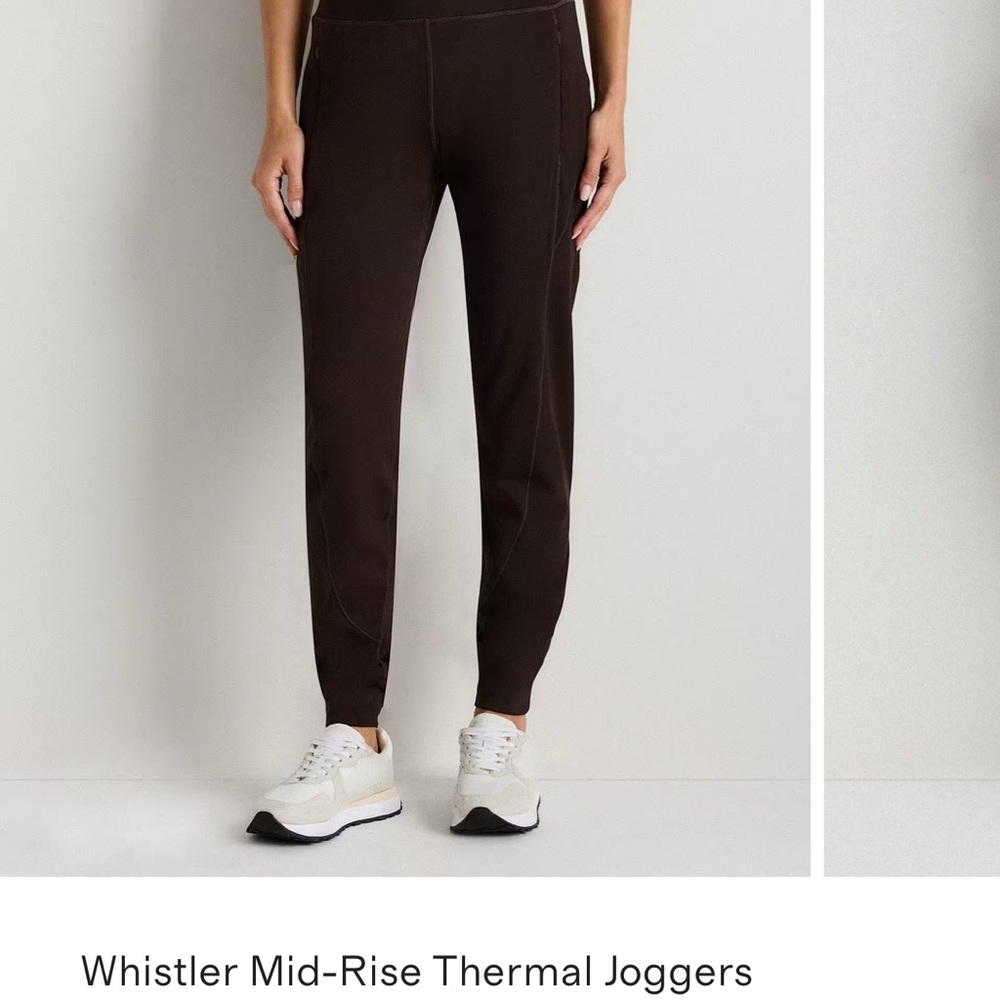 Quince - Whistler Mid Rise Thermal Joggers - Espresso